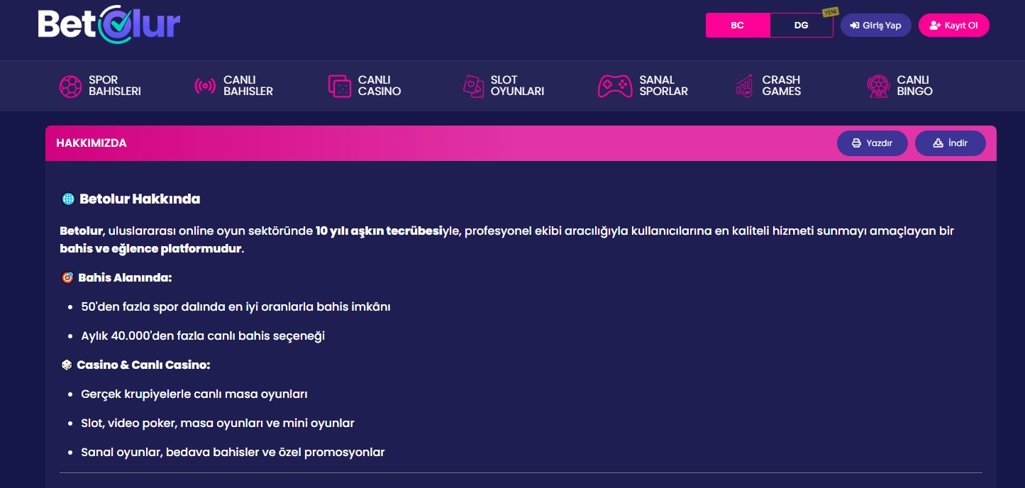 Betolur Telegram